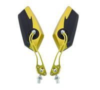 Multicolored Rearview Mirror Side Mirrors M10 | Motorcycle Accessories Universal M8 Scooter E-Bike Cafe Racer(Yellow)