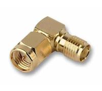 MULTICOMP PRO Adattatore Angolato SMA Plug a Socket SMA, 50 Ohm, Oro