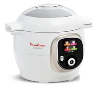 Multicooker Moulinex Cookeo+ 6L Bianco - 180 Ricette, 6 Modalità, Partenza Ritardata & Mantenimento in Caldo - Nouvo