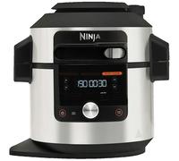 Multicooker Ninja Foodi SmartLid 12 in 1 7,5L 1760W Nero/Acciaio Inox - Cottura a Pressione, Frittura Senza Olio e Cottura Lenta - Nouvo