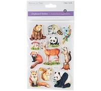 MultiCraft Handmade Lightweight Chipboard 3D Stickers-Wildlife