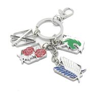 Multiculture Portachiavi con stemma del Rigiment per fan dell'AOT