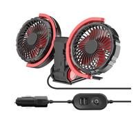 MultidirectiPer Auto - Mini Ventilatore Da Cruscotto USB 12 V/24 V In ABS+PP+motore, Circolatore D'aria Rotante A 360 Gradi, Dispositivo Di Ventilazione A Tre Velocità, Raffreddatore Portatile Per Vei