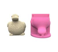 Multifauntal - Vaso d'anatra in silicone a forma di fiore, adatto per realizzare l'arte personalizzata del vaso di fiori, arte personalizzata