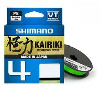 MULTIFIBRA PESCA SPINNING TRAINA VJ SHIMANO KAIRIKI 4 MANTIS GREEN 300 M