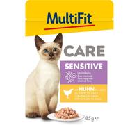 MultiFit Care Cat Sensitive Busta Multipack 24x85G POLLO