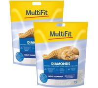 Multifit Diamonds Lettiera Assorbente KIT RISPARMIO 2X15L