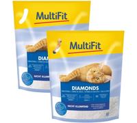 Multifit Diamonds Lettiera Assorbente KIT RISPARMIO 2X8L