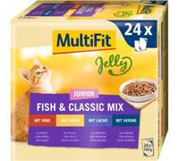 MultiFit Jelly Junior Busta Multipack 24x100G MIX CARNE E PESCE