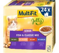 MULTIFIT Jelly Senior Busta Multipack 24x100G MIX CARNE E PESCE