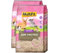 MULTIFIT Lettiera Fibra Canapa KIT RISPARMIO 2X100L