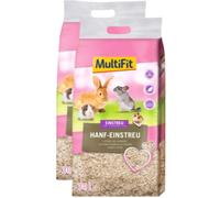 MULTIFIT Lettiera Fibra Canapa KIT RISPARMIO 2X30L