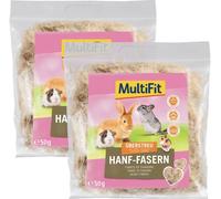MULTIFIT Lettiera in Fibre di Canapa KIT RISPARMIO 2X50G