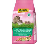 MULTIFIT Mangime per Topi e Gerbilli 800G