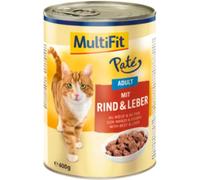 MULTIFIT Patè Cat Lattina 400G MANZO E FEGATO