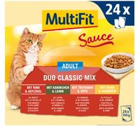 MULTIFIT Sauce Cat Busta Multipack 24x100G MIX CARNE