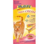 MultiFit Snack Cat Cream 7x15G SALMONE