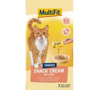 MultiFit Snack Cat Cream 7x15G TACCHINO/ERBA GATTA