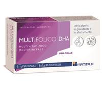 LJ Pharma – Integratore alimentare Multifolico DHA – Gravidanza e allattamento – 60 capsule