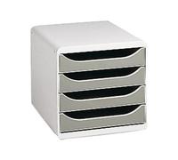 MULTIFORM - pz. 1 Cassettiera Buroset grigio chiaro / grigio 310041D