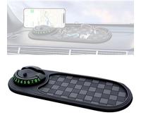 Multifunction Car Anti-Slip Mat Auto Universale Phone Holder, 360°Rotatable A-nti S-lip C-ar Dashboard Pad, Tappetino antiscivolo per cellulare con numero di parcheggio, Car Anti-Slip Mat