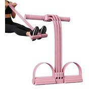 Multifunction Foot Pedal Resistance Band with Handle, Elastic Pull Rope Fitness Yoga Pedal Puller Resistance Band for Women Men