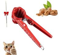 Multifunction Nutcracker with Non SlipHandle, Multi Functional Chestnut Opener Walnut Clip Set, Portable Heavy Duty Walnut Cracker Tool, For Baking Walnuts and Chestnuts (1pcs)