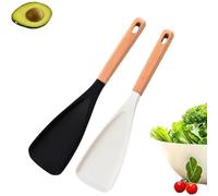 Multifunction Spatula Cooking Spoon, Multi Function Spatula Cooking Silicone Spoons for Nonstick Cookware, Multifunctional Spatulas (Black and white)
