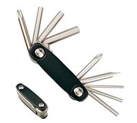 Multifunctional Bicycle Repair Tool Set - 2,48 x 1,3 x 0,83 Inches Cycling Multi Tools | 9-In-1 Folding Cycling Tools Kit Accessories Set | Pocket Tool Wrench for Home Outdoor Travel Camping Sport