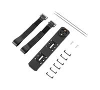 Multifunctional Bike Handlebar Mount - Energy Gel & Computer Holder | Size 19.5x4cm 85g | Bicycle Energy Gel & Computer Holder | PC & Silicone, Universal Strap Mount, Serrated Anti-Scratch Design