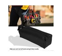 Multifunctional Canvas Tool Bag Zipper Tool Pouch for Pliers Screws Repair Hardware Tools