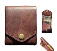 Multifunctional Compact Wallet,Handmade Leather Card Holder/Wallet,Slim Minimalist Wallet,Premium Leather Slim Money Clip for Men,Large Capacity Card Holder Wallet,Built-In Pen Slot,Gifts for Men