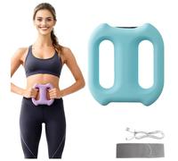 Multifunctional Fascia Ring with 3 Modes and 5 Levels,Upgraded Electric Wireless Abdominal Massager,Cable Free Massager with Adjustable Strap for Massage of The Abdomen, Arms,Legs (Blue)