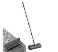 Multifunctional Floor Scrub Brush, regolabile lungo manico Scrubber, 52,76 x 10,63 x 2,56 pollici bagno Cleaning Tool with Durable Bristles, Home Accessory with Design, Kitchen Bathtub Scrubber for