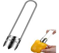 Multifunctional Fruit and Vegetable Core Remover,2025 New Red Bell Pepper Seed Corers,Stainless Steel Core Remover for Vegetables Fruit. (1pcs)