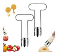 Multifunctional Fruit And Vegetable Core Remover, 2025 New Stainless Steel Red Bell Pepper Seed Corer, Fruit and Vegetable Corer Tool, for Kitchen Gadget (#2 * 2)