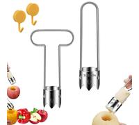 Multifunctional Fruit And Vegetable Core Remover, 2025 New Stainless Steel Red Bell Pepper Seed Corer, Fruit and Vegetable Corer Tool, for Kitchen Gadget (2Mix)