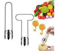 Multifunctional Fruit And Vegetable Core Removern, Fruit And Vegetable Core Remover, Gettoreach Core Remover, Stainless Steel Kitchen Gadget For Fruit Coring (C-2)
