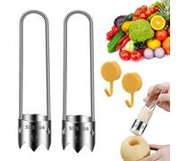 Multifunctional Fruit And Vegetable Core Removern, Fruit And Vegetable Core Remover, Gettoreach Core Remover, Stainless Steel Kitchen Gadget For Fruit Coring (A-2)