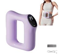 Multifunctional Full-Body Fascia Rin, Ergonomic Electric Fascia Massager, Deep Tissue Vibrations with Portable Design, Adjustable Massage Modes (Purple)