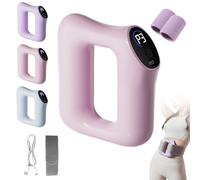 Multifunctional Full-Body Fascia Ring, 2 in 1 Full-Body Fascia Massager, for Butt, Waist, Leg, for Muscle Recovery & Relaxation, Adjustable Massage Modes (Pink)