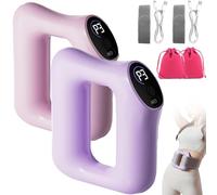 Multifunctional Full-Body Fascia Ring, 5 Speeds & 3 Modes Fast Fat Burning Yoga Ring Massager, Ergonomic Electric Belly Massager, Fascia Blaster, for Thigh Waist Full-Body Back Arm (A+B)