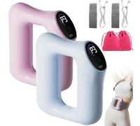 Multifunctional Full-Body Fascia Ring, 5 Speeds & 3 Modes Fast Fat Burning Yoga Ring Massager, Ergonomic Electric Belly Massager, Fascia Blaster, for Thigh Waist Full-Body Back Arm (A+C)
