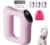 Multifunctional Full-Body Fascia Ring, 5 Speeds & 3 Modes Fast Fat Burning Yoga Ring Massager, Ergonomic Electric Belly Massager, Fascia Blaster, for Thigh Waist Full-Body Back Arm (A)
