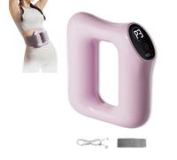 Multifunctional Full-Body Fascia Ring, Adjustable Massage Multifunctional Full-Body Fascia Ring, 8-Speed Variable Frequency, Fat Burning and Body Shaping,Slimming Belt (Pink)