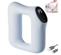 Multifunctional Full-Body Fascia Ring, Charging Full Body Massager, Adjustable Massage Modes, Ergonomic Design and Noise Reduction, with Adhesive Waistband (Blue)