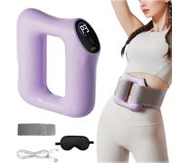 Multifunctional Full-Body Fascia Ring, Portable Electric Vibrating Ring, High-Frequency Vibration, Adjustable Massage Modes, Ergonomic Electric Fascia Massager (Purple)