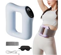 Multifunctional Full-Body Fascia Ring, Portable Electric Vibrating Ring, High-Frequency Vibration, Adjustable Massage Modes, Ergonomic Electric Fascia Massager (Blue)