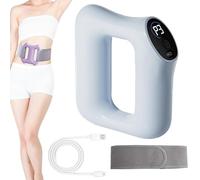 Multifunctional Full-Body Fascia Ring,Silicone Deep Tissue and Fat Burning Workouts,Ergonomic Electric Fascia Massager,Cordless Massager for Belly Neck Waist Arms Legs (Blue)