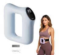 Multifunctional Full-Body Fascia Ring, Upgraded Fast Fat Burning Yoga Ring Massager, Ergonomic Electric Fascia Massager Muscle Knot Recovery & Relaxation, 3 Modes/5 Levels (Blue)